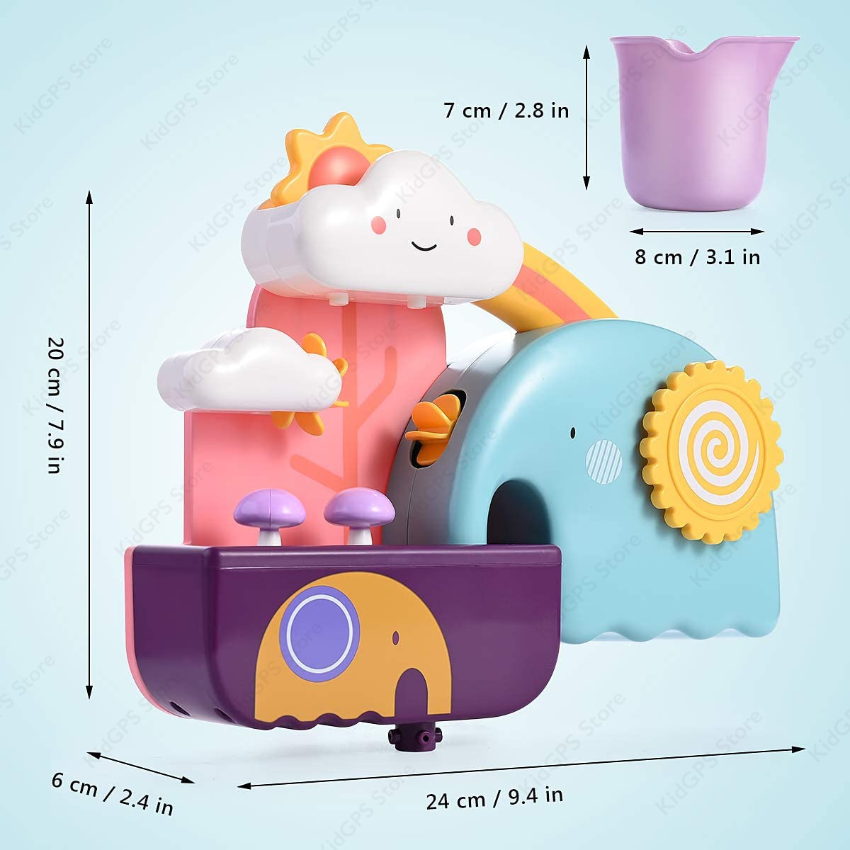 Jucarie de baie Kidprotect Elephant 502A Jucarie de baie Kidprotect Elephant 502A